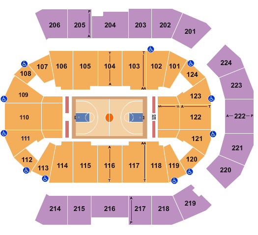 Ncaa Basketball Tournament Seating Chart